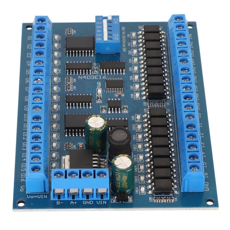 DC 6.5‑30V 16 Input 16 Output Expansion Board Multifunctional RS485