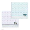 Towel Museum mofusand Poppon Shark Nyan, Towel Handkerchief, Blue, Cute,