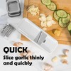 Badelite Mini Garlic Slicer Multi-Functional Mandoline Slicer Veggie Shredder Garlic