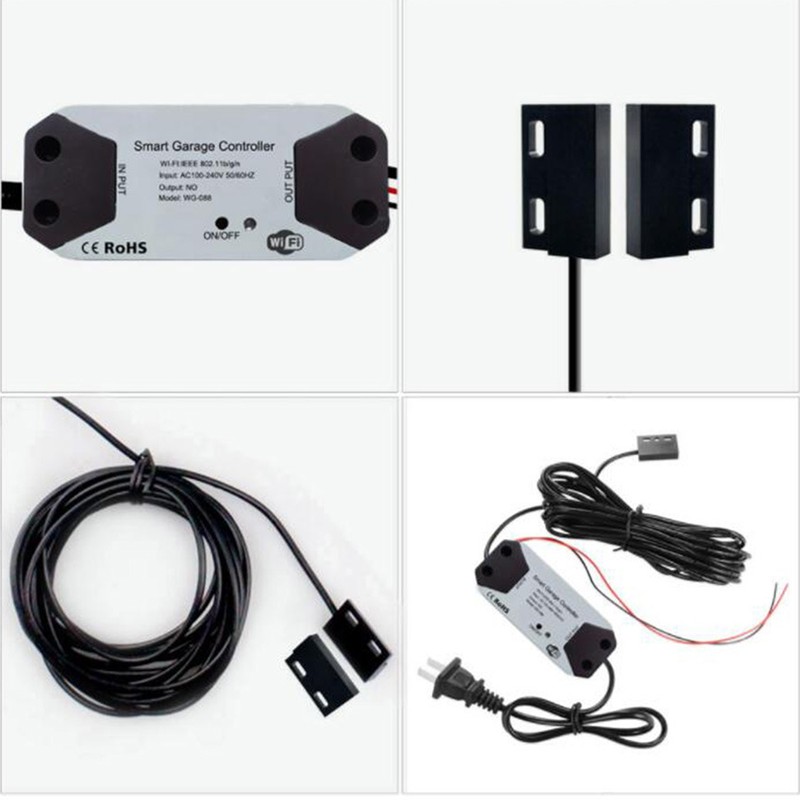 Smart Garage Controller 100‑240V ABS Smartphone App Control Wifi Smart