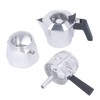 120ml 2 Cups Double Valve Moka Pot Aluminum Alloy Moka