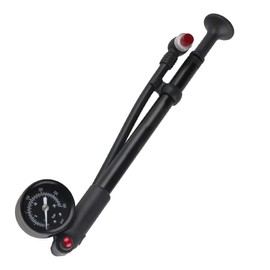 Beleeb High-Pressure 300 PSI Bike Shock Pump, Bicycle Pump with Visual Dial, Front Fork & Rear Shock Suspension Portable Mini Pump with Air Bleed Button