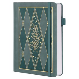 TIEFOSSI A5 Bullet Dotted Journal for Women Men, Dot Grid Notebook, 160 GSM Thick Paper, 192 Numbered Pages, Dotted Journal Notebook for Planner Organisation, 14.7 x 20.8 cm