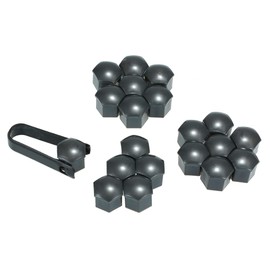 20pcs Universal 19mm Wheel Nut Covers Lug Nut Caps Screw Protector