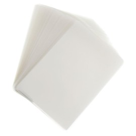CAXUSD 100sheets Clear Laminating Film Thermal Laminating Pouches for Id Cards Photos Documents and Transparent Protective Films