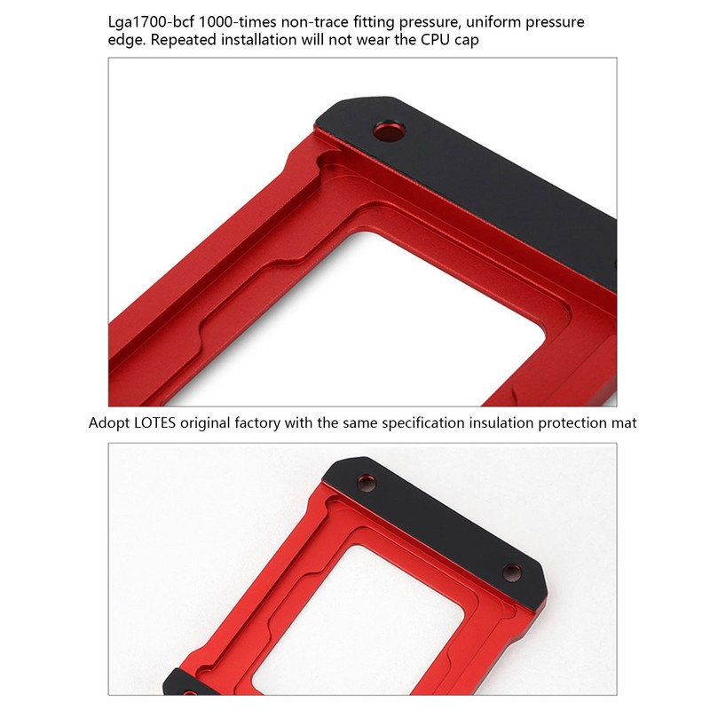 Cpu Bending Corrector Frame Aluminum Alloy 12th Gen Anti Bending