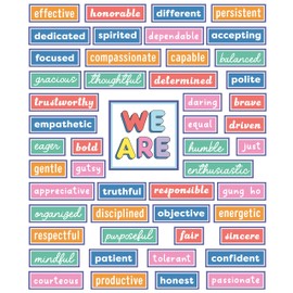 Carson Dellosa Education We Stick Together 52 pc Bundle Motivational Bulletin Board Set, Positive Affirmations and Reproducible Social Emotional Learning Activities, Growth Mindset Classroom Decor