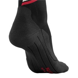 FALKE Herren Laufsocken RU4 Endurance M So Baumwolle Funktionsmaterial antiblasen 1 Paar, Schwarz Black 3008 Iconic, 44-45