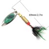 Spinner Fishing Lures Artificial Fishing Baits Fishing Baits with Hooks