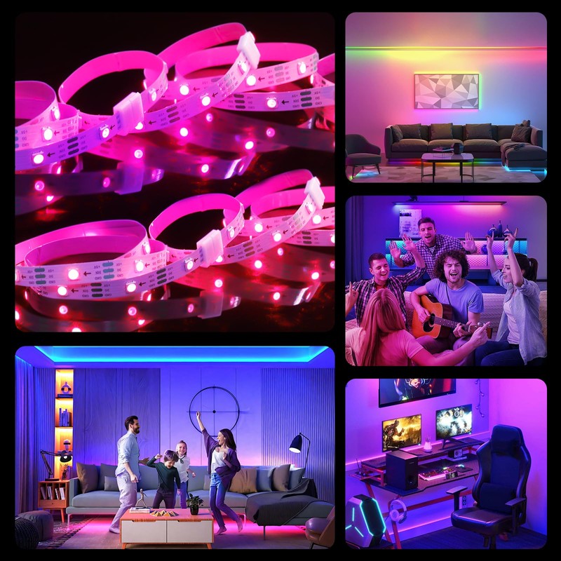 WENHSIN 10-Packs 3-Pin LED Connectors for LED Strip Lights 10MM