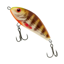 Salmo Fatso Floating Jerkbait, 8 cm, 21 g, Salmo Colours: Spotted Brown Perch
