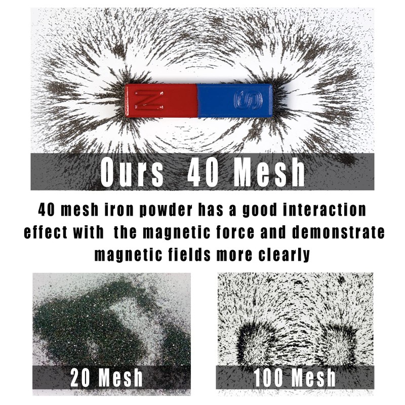 DAILYLIFE Magnetic Iron Powder Iron Filings 1 Pound （16 Ounces）