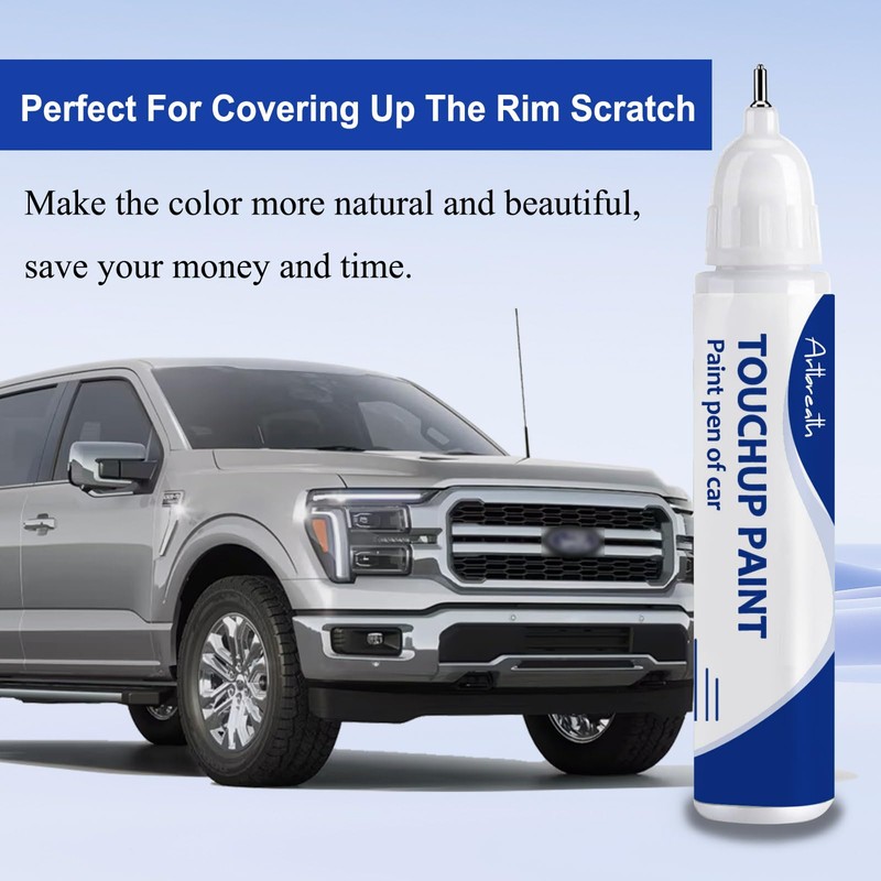 Lconic Silver Metallic(JS) Touch Up Paint for Ford -Exact Match–Chips