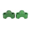 Pair Motorcycle Handlebar Clamp Riser 30mm Height CNC Aluminum Alloy