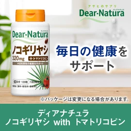 Asahi Group Foods Dear Natura Saw with Tomato Triko Pins, 60 Tablets
