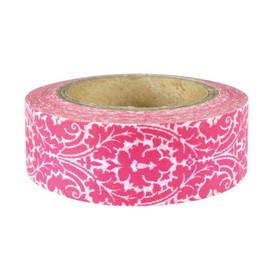 allydrew Damask Japanese Washi Masking Tape - Pink Vintage Floral