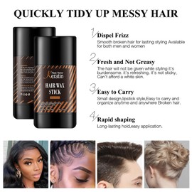 Magic Master Keratin Root Touch Up Semi-permanent,Hair Chalk,Hair Dye Pen for Roots, Haircolor Touch-Up Stick to Cover Gray Hair Root (Medium Brown)