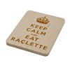'Pack of 8 Raclette Mat Raclette Beech Wood/with Laser Engraving