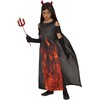 Rubies Girl's Forum Demons Elegant Devil Costume, Medium