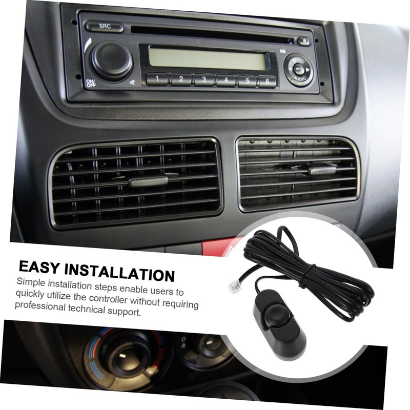 NOLITOY Automotive Volume Control Knob Inline Subwoofer for Precise Audio