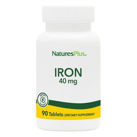 Nature's Plus - Iron 40mg, 90 tablets