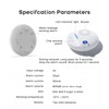 Wireless WiFi Water Leak Detectors,100dB Adjustable Loud Water Leak Sensor