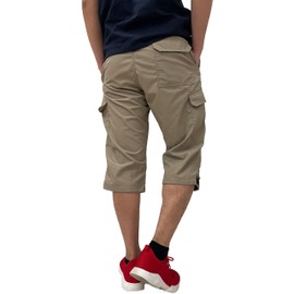 Outdoor Products T/C Weather, 3/4 Length, Men's Half Pants, Cargo Pants, M, L, LL, 2L, 3L, 4L, 5L, beige