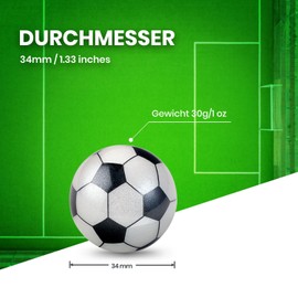 Perixx Peripro-303 1.34 Inch Sports Trackball - Compatible with M570, M575, PERIMICE-517/520/717/720 and Other 1.34 Inch Trackball Mice (Football)