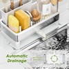 Ewaiira Stainless Steel Sink Caddy, Sponge Holder for Kitchen Sink