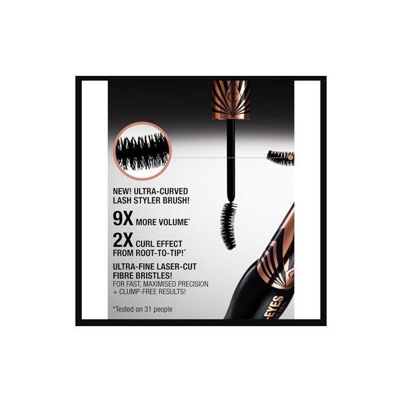 Máscara de pestañas Exagger-Eyes Volume de Charlotte Tilbury - Exagger-Black