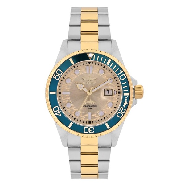 Invicta Men's Pro Diver Quartz Watch, Two Tone, 30022