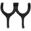 Woodside Cast Iron Wall Mounted Double Horseshoe Hook Coat/Hat/Key Rack,