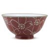 Ctoc Japan 793434 Rice Bowl, Red, Φ4.7 x 2.4 inches