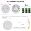 BIGMONAT Battery Operated Shower Light with Motion Sensor Wireless Ceiling