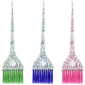 Hair Dye Brush Set, 3 Pieces Precision Applicator Brush Coloring and Styling Tint Applicator for Home and Professional Use Hair Salon Tools