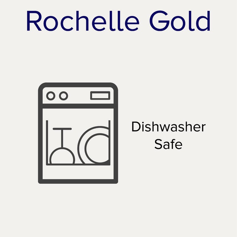 Noritake Rochelle Gold 5-Piece Place Dinnerware Setting in White