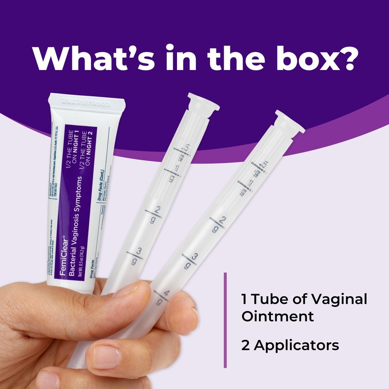 FemiClear BV Symptoms - Vaginal Ointment for Fishy Odor, Excess