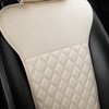 West Llama Linen Car Seat Covers-Breathable & Soft-Front Car Seat