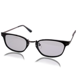 Eight Tokyo TAC8102 Polarized Sunglasses, Light Color, Lightweight, Sabae Lenses, black/light smoke