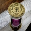 Meridian Nauticals- Vintage Solid Brass sand timer brown antique finish