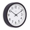 Acctim Elstow 22843 Wall Clock in Soot Black