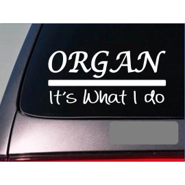 EZSTIK Organ sticker decal *E300* grand bench sharp flat classical ivory church recital