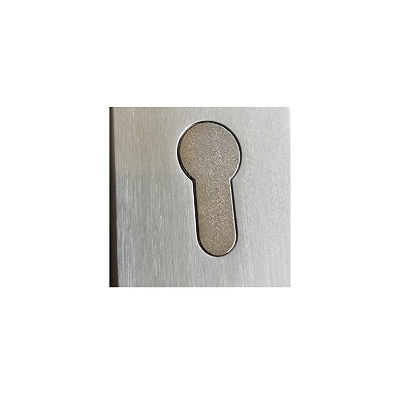 Adjustable Blind Cylinder - 35-154 mm - Matt Nickel-Plated