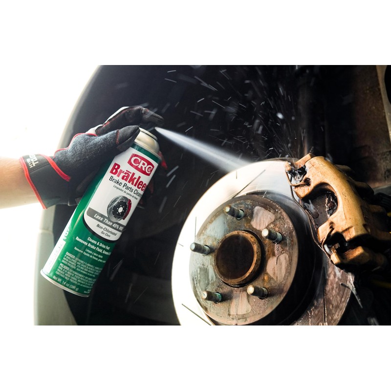 CRC (05084-12PK) Brakleen Non-Chlorinated Brake Parts Cleaner - 14 oz.,