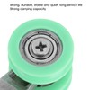 2Pcs UShaped Wheels Stainless Steel 4Wheel Small Rollers Shower Door
