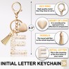 ANHBKAR Alphabet Initial Letter Keychain, Butterfly Keychain Cute Resin, Initial