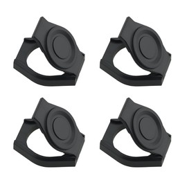 Ruiwaer 4PCS Protective Lens Privacy Cover Shutter, Universal Webcam Cover, Desktop Computer External Webcam Lens Cover Shutter Cap Hood, Streaming Web Camera Privacy Cover Clip, Black