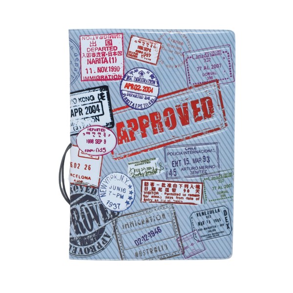 Passport and Card Holder Combo, Cute Travel Lover Passport Book,