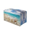 KUIFORTI Starfish Seashell Tissue Box Cover Rectangle Car Tissue Holder