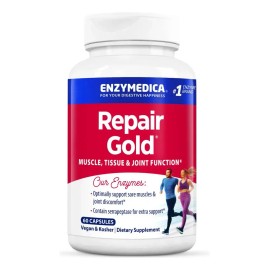 Enzymedica Repair Gold Musculos Articulaciones 60 Cáps Sin Sabor